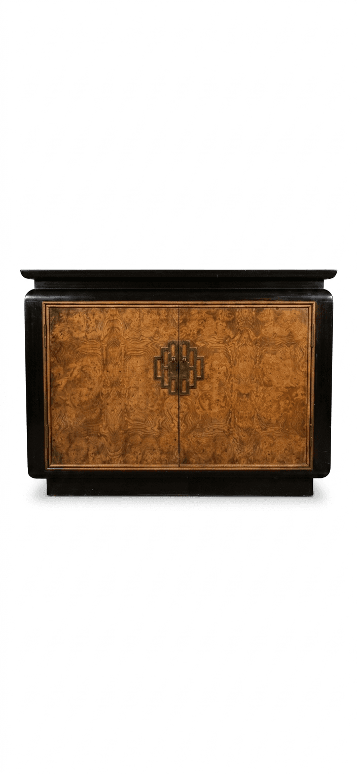 Vintage Art Deco Lacquer Sideboard