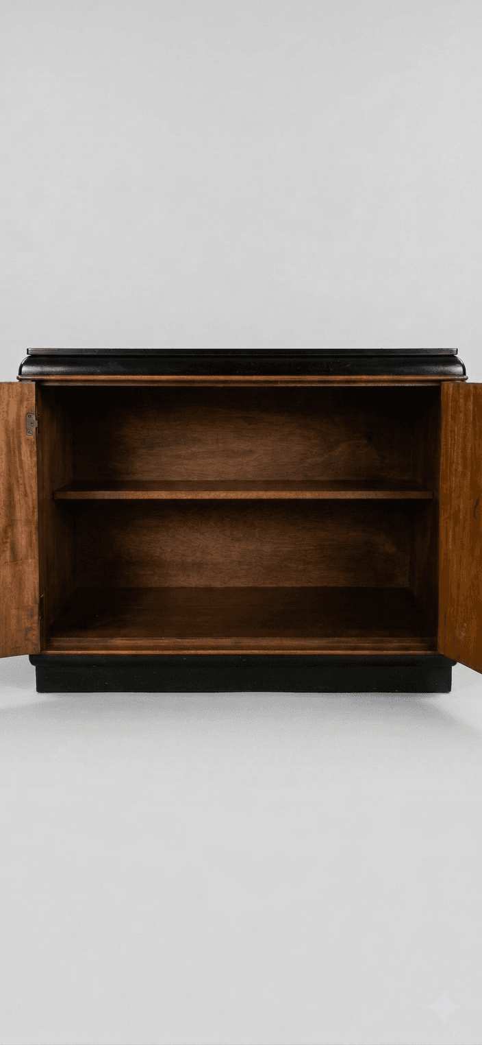 Vintage Art Deco Lacquer Sideboard - Thumbnail 2