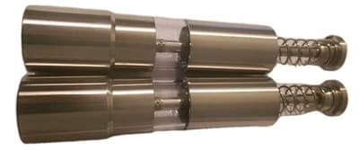 Stainless steel salt and pepper grinder set. - Thumbnail 3
