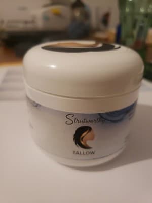 whipped beef tallow and honey balm