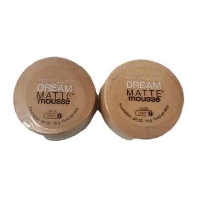 Maybelline Dream Matte Mouse Nude Light Four 2 Pack