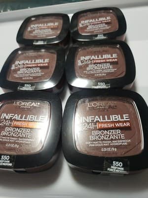 6-L'Oreal Paris Infallible 24-hour Fresh Wear Bronzer 550 Deep Dark