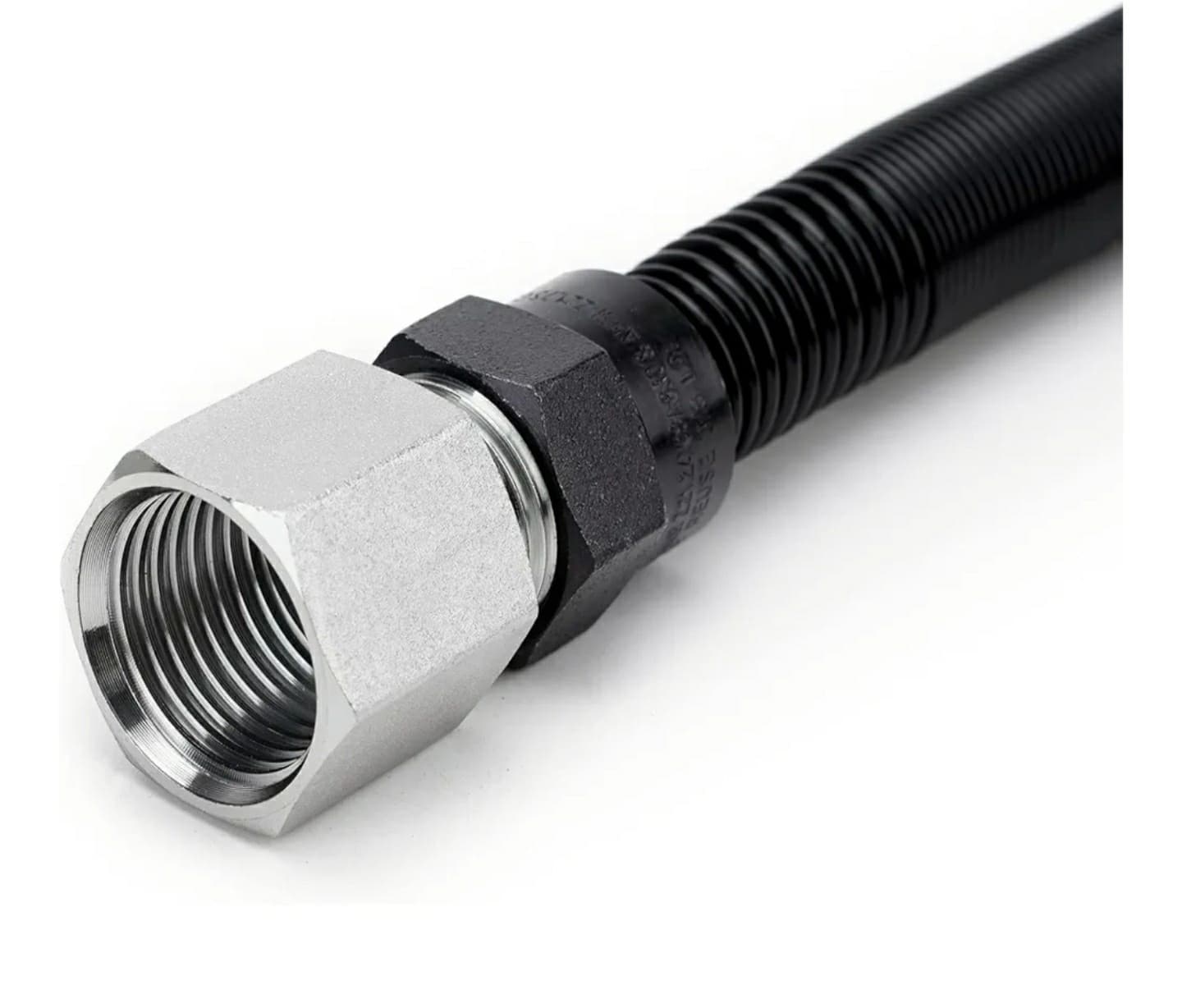 Stanbroil 1/2" OD x 3/8" ID 30" Non-Whistle Flexible Flex Gas Line Connector Kit - Thumbnail 3