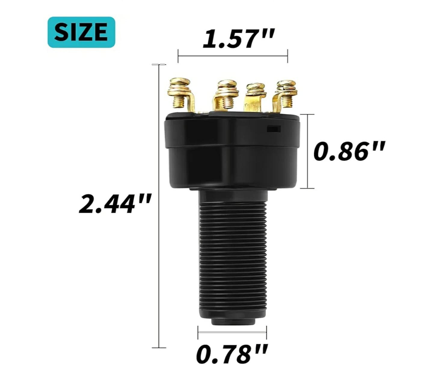 10L0L Upgraded Ignition Key Switch for Club Car DS, Limo, Turf Carryall 1 &...