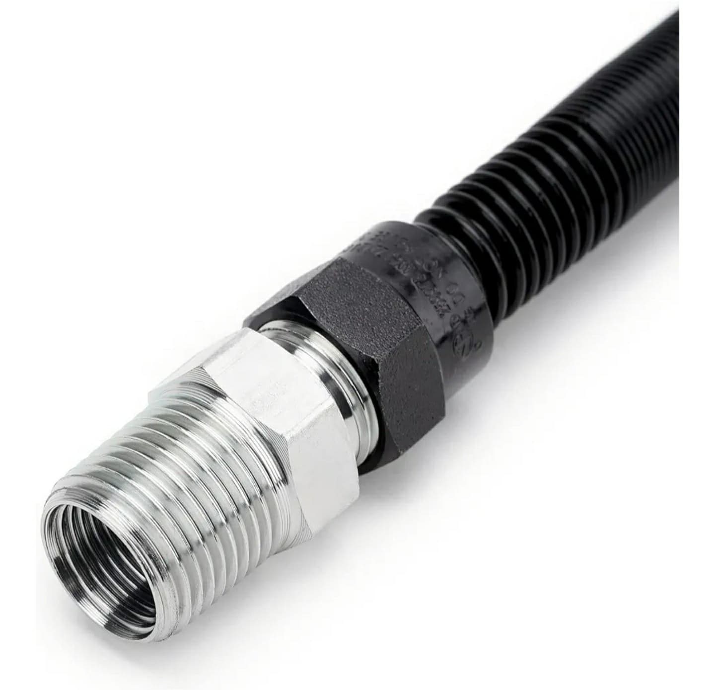 Stanbroil 1/2" OD x 3/8" ID 30" Non-Whistle Flexible Flex Gas Line Connector Kit - Thumbnail 2