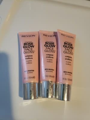(3) Revlon Photoready Rose Glow Face Gloss Sealed 1 fl oz 001 Luminize + Hydrate - Thumbnail 6