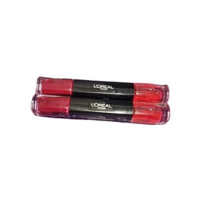 2 PACK of L'oreal 2 Stage Nail Color #M500Refined Ruby (Loreal M500