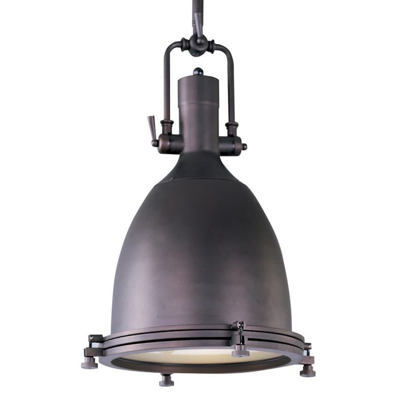 Maxim Lighting 25104FTBZ Hi-Bay-One Light Adjustable Pendant in Modern Open box.