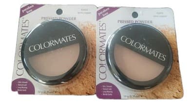 2 Colormates Pressed Powder - Terre Copper #62653 Paraben Free 10g/0.35 Oz