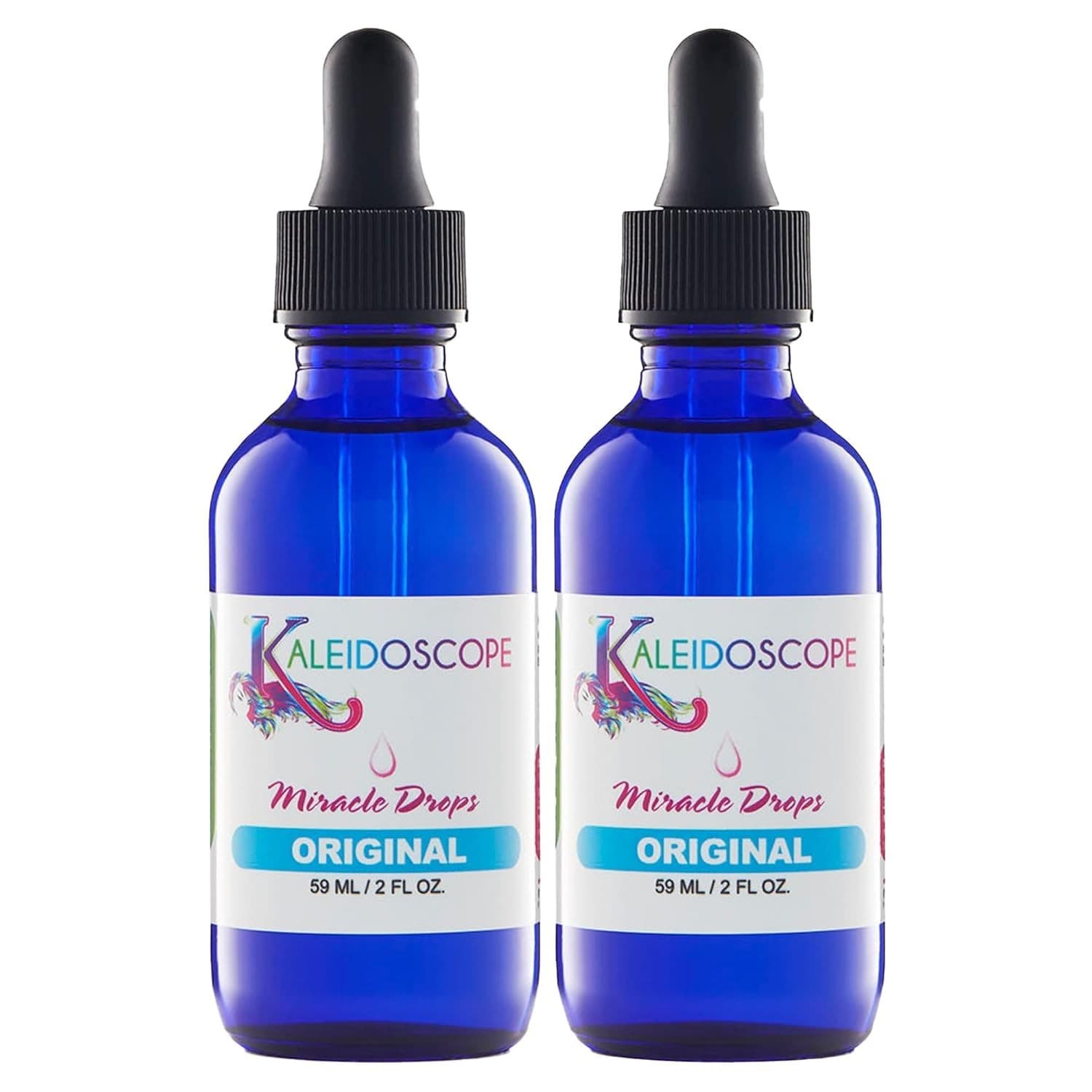 KALEIDOSCOPE Miracle Drops 2oz (pack of 2)-Hair Growth Oil & Repair Damaged Hair