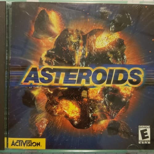 Asteroids PC Game Complete 1998 Activision.