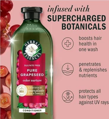 Herbal Essences Pure Grapeseed Conditioner Sultafe Free 13.5 Oz Each Lot Of 2 - Thumbnail 7