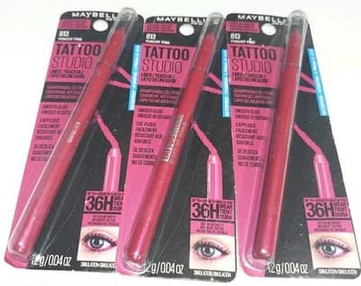 Maybelline Tattoo Studio Limited Edition Waterproof Liner #813 Punchy Pink 3pk