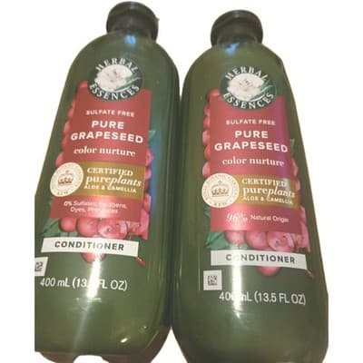 Herbal Essences Pure Grapeseed Conditioner Sultafe Free 13.5 Oz Each Lot Of 2