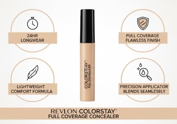 Revlon Colorstay Full Coverage Concealer 6.2ml - Thumbnail 2
