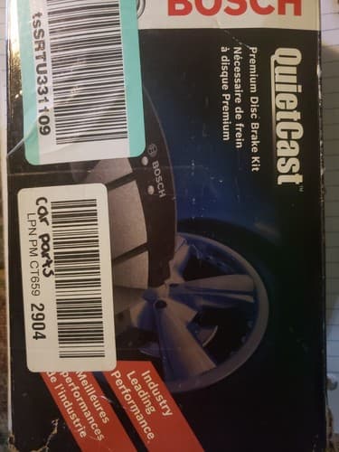 BOSCH BC1611 QuietCast Premium Ceramic Disc Brake Pad Set - Front - Ford/Lincoln