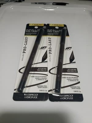 L'Oreal Infallible Pro-Last Waterproof Pencil Eyeliner, 940 Brown 2 Pack