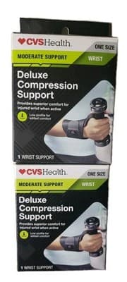 2-CVS Wrist Deluxe Compression Support