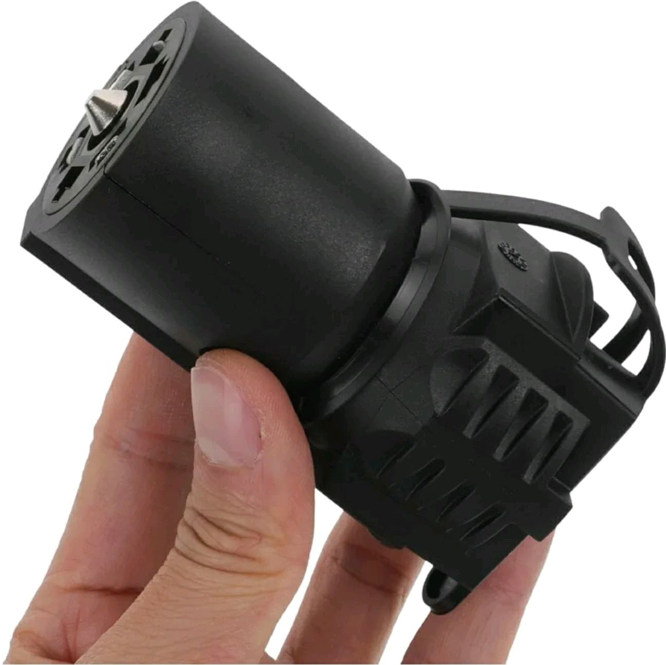 Trailer Light Connector Adapter 7 Pin Round to 5 Pin Flat Weatherproof Socket...