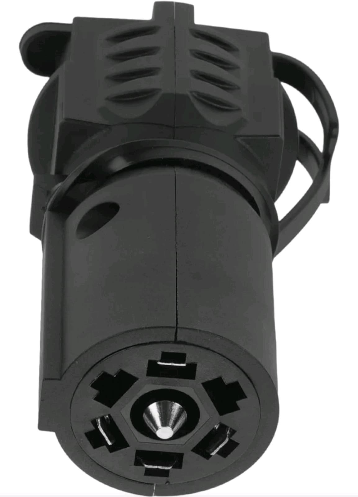 Trailer Light Connector Adapter 7 Pin Round to 5 Pin Flat Weatherproof Socket... - Thumbnail 3