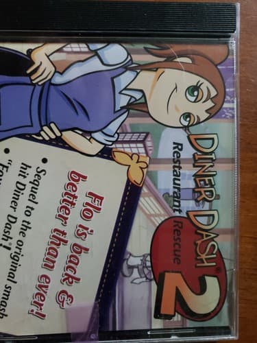 Diner Dash 2 Restaurant Rescue PC Game Playfirst Flo Is Back CD Rom