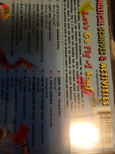 Musical Scarves by Georgiana Stewart (CD, 2002, Kimbo Educational) - Thumbnail 2