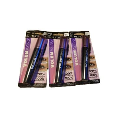 3 Revlon Volumazing Mascara; 901 Blackest Black