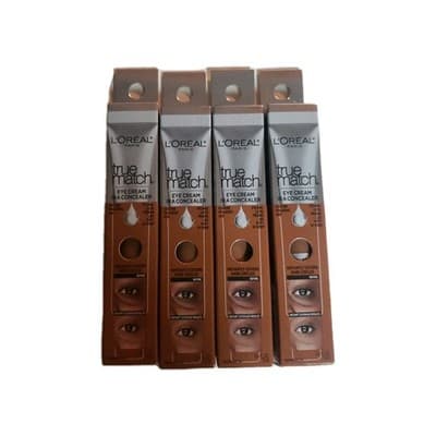 L'Oreal True Match Eye Cream In A Concealer N7-8 LOT OF 4