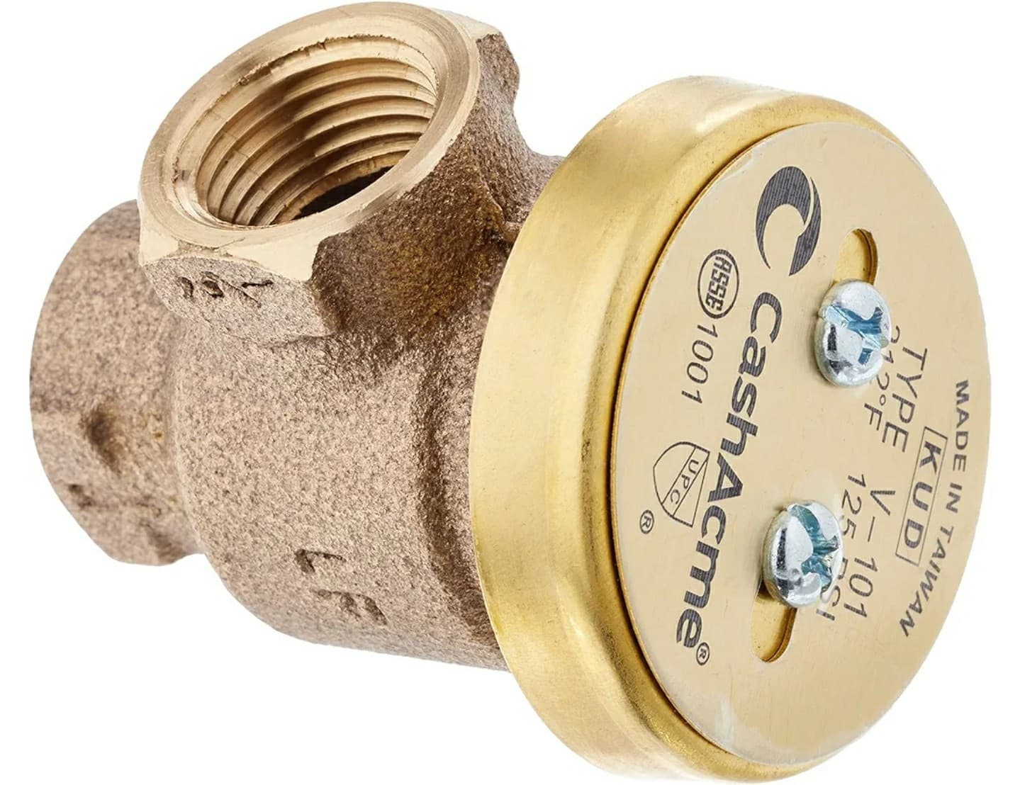 1/2 Inch V-101 Anti-Siphon Vacuum Breaker, Brass Plumbing Fitting, 17383-0000F