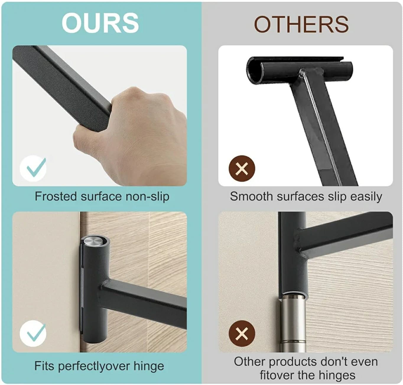 Heavy-Duty Door Hinge Adjuster, Durable Metal Alignment Tool for Fixing... - Thumbnail 3