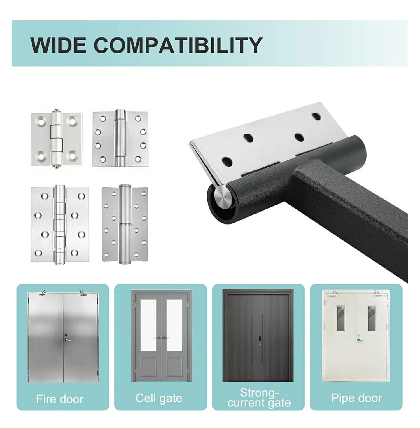 Heavy-Duty Door Hinge Adjuster, Durable Metal Alignment Tool for Fixing... - Thumbnail 4
