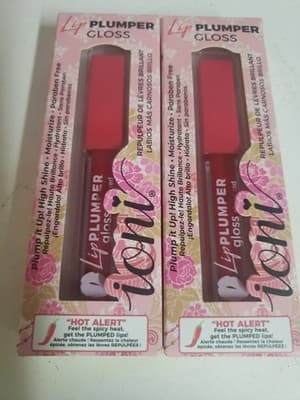 ioni lip plumper hot alert gloss sheer red X2