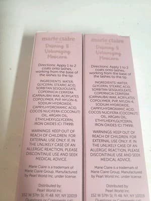 MARIE CLAIRE PARIS - DELINING & VALUMIZING MASCARA - JET BLACK X2 - Thumbnail 2