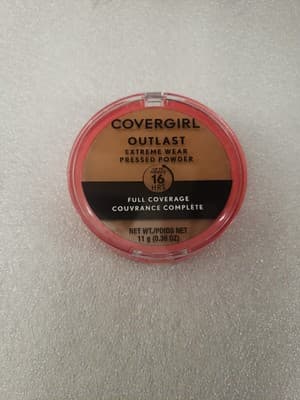 COVERGIRL Outlast Extreme Wear Pressed Powder, 870 Toasted Almond, 0.39 oz