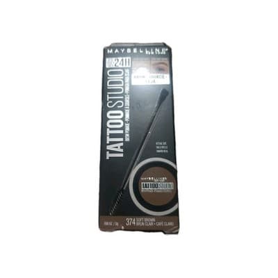 Maybelline Tattoo Studio Brow Pomade * SOFT BROWN * Shade # 374