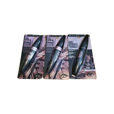 3 Maybelline Lash Sensational Luscious Mascara Sealed 703 - Brownish Black