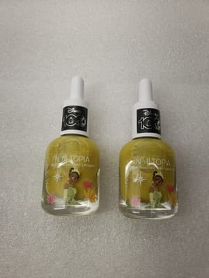 Nailtopia By Disney Tiana Princess Nail Polish 12ml Limited Edition Lot Of 2