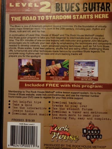 House of Blues Presents Learn to Play Blues Guitar (DVD, 2005) - Thumbnail 2