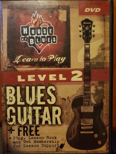 House of Blues Presents Learn to Play Blues Guitar (DVD, 2005)