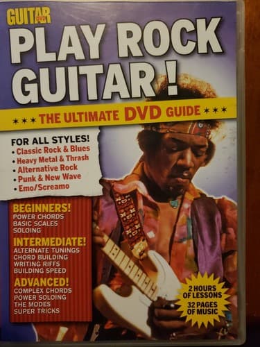 PLAY ROCK GUITAR THE ULTIMATE DVD GUIDE ANDY ALEDORT