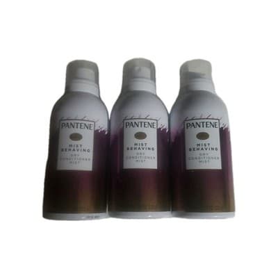 3 X Pantene Pro-V Mist Behaving Dry Conditioner Mist 3.9 oz Waterless Collection
