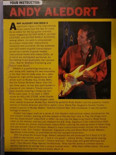 PLAY ROCK GUITAR THE ULTIMATE DVD GUIDE ANDY ALEDORT - Thumbnail 2