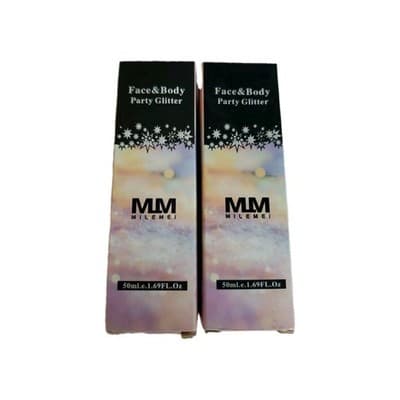 Body Glitter Face Glitter Gel: Singer Concerts Disco Festival Rave (2 pack)
