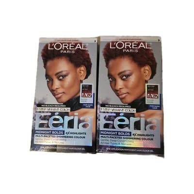 (2 PK) L'Oreal Feria Permanent Hair Colour - #M62 BLOOD MOON - All Hair Types