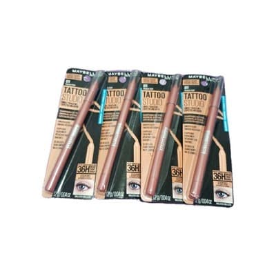 Lot of 4- MAYBELLINE Tattoo Studio Liner - Limited Edition - 811 Peach Pop 36H