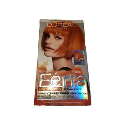 L'Oréal Feria C74 Intense Copper Permanent Hair Color Kit (K1816900)