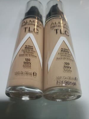 Almay TLC Truly Lasting Color Makeup, Ivory 120, 1-Ounce Bottle (Almay) 2 Pack