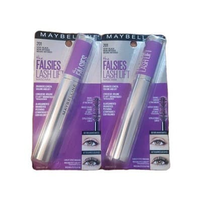 2'Maybelline New York The Falsies Lash Lift Washable Mascara 201 VERY BLACK