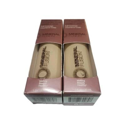 Mineral Fusion 2 Liquid Foundation Warm 1 Fair 1 fl oz. New in Box