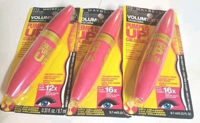 Maybelline The Colossal Volum' Express Mascara 3 Pack Classic Black